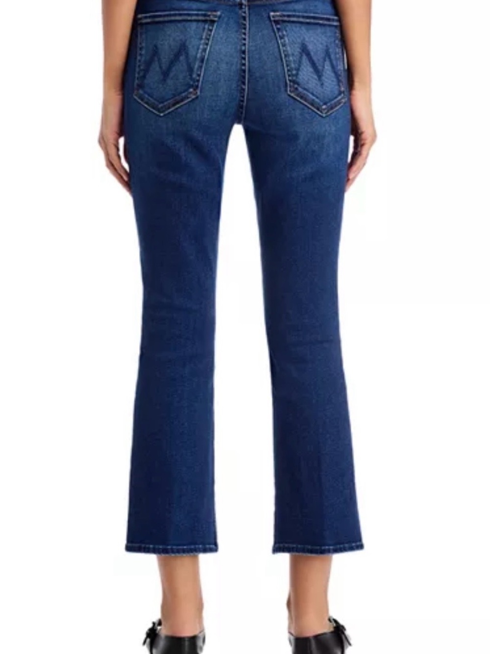 Mother Cropped Flare Jeans, “The Hustler Ankle.”